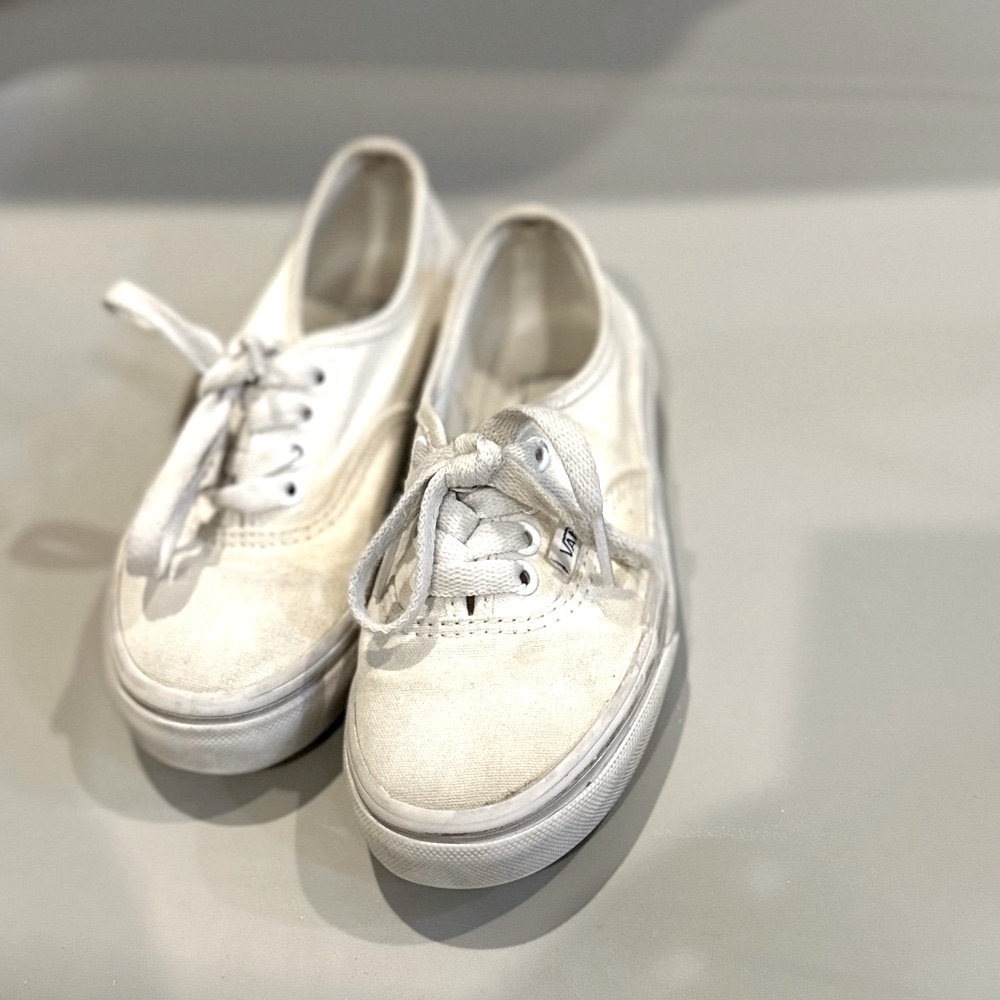 Vans Kids White Sneakers 11.5